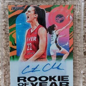 2025 Panini Instant Caitlyn Clark Rookie Auto Graded 10